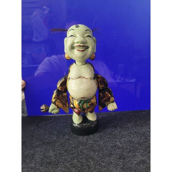 Mid20th Vintage water puppet doll Asian folk art toy - Picture 5 of 5